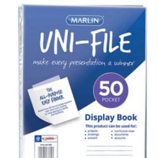 Marlin A4 All Purpose 50 Page UniFile Display
