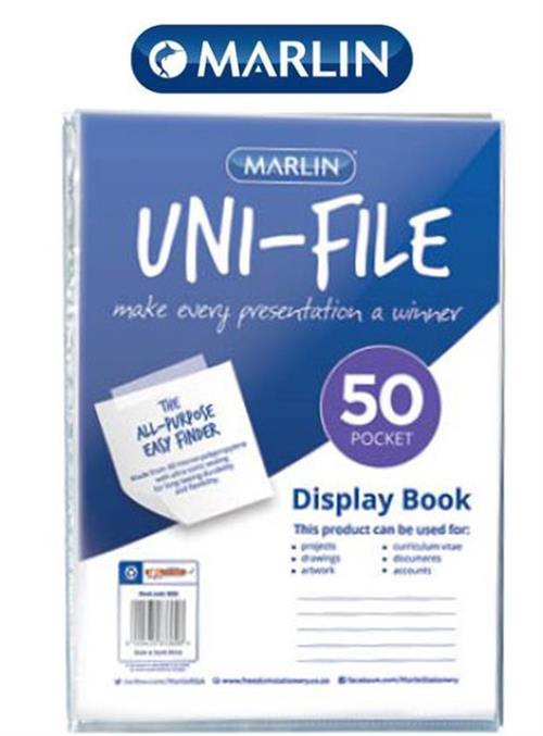 Marlin A4 All Purpose 50 Page UniFile Display