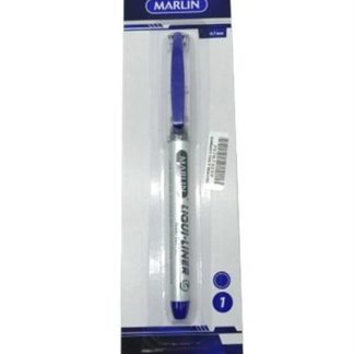 Marlin Liqui Liner Roller Ball Pen Blue Single