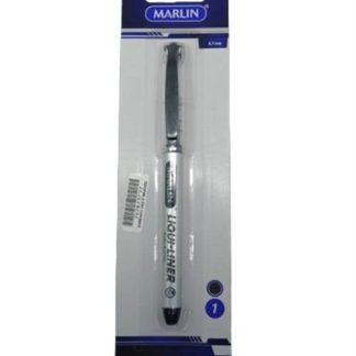 Marlin Liqui Liner Roller Ball Pen Black Single