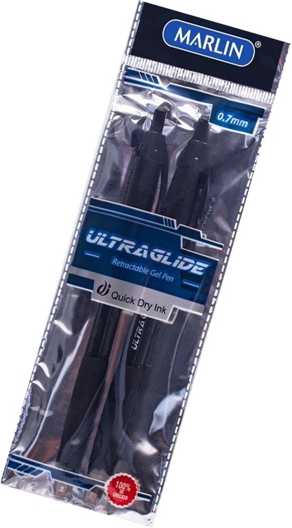 Marlin Ultraglide Retractable Ballpoint Pen Black