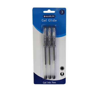 Marlin Gel Glide Gel Ink Pens Black