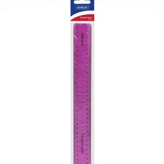 Marlin Flexible 30cm Ruler Pink