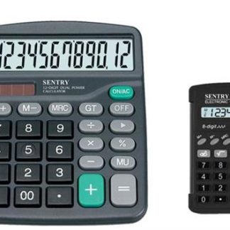 Sentry Twin Pack Home and Office Calculators