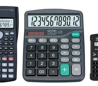 Sentry Triple Pack Home and Office Calculators
