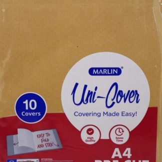 Marlin Kids A4 Precut Book Covers Brown Kraft