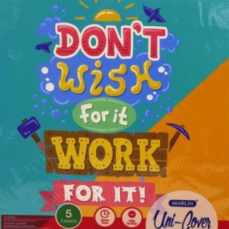 Marlin Kids Precut A4 Don’t Wish For Work Book