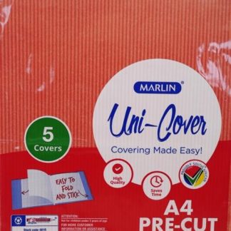 Marlin Kids Precut A4 Red Book Kraft Paper Cover